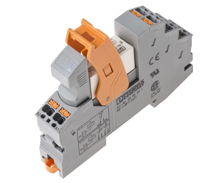 Phoenix Contact DIN Rail Non-Latching Relay, 24V dc Coil, 12A Switching Current, SPDT
