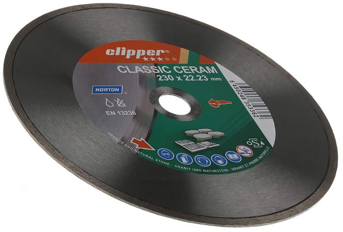 Norton Ceramic Abrasive Disc Cutting Disc, 230 mm, Coarse Grade, 1 Grit