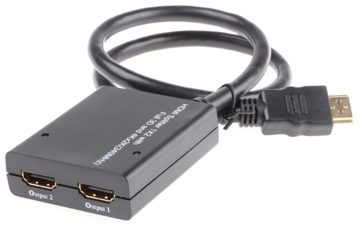 Rozdělovač video kanálů, HDMI 2portový, video připojení: HDMI 3840 x 2160 1 2 NewLink
