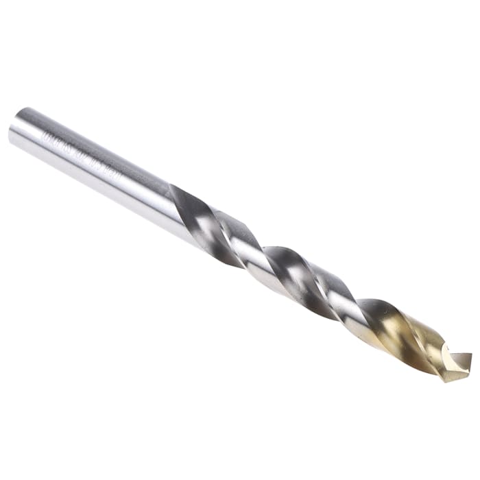 Dormer A002 Series HSS-TiN Twist Drill Bit for Steel, 10.5mm Diameter, 133 mm Overall