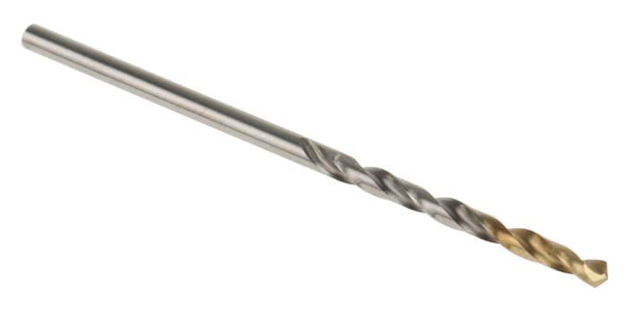 Dormer A002 Series HSS-TiN Twist Drill Bit, 2mm Diameter, 49 mm Overall