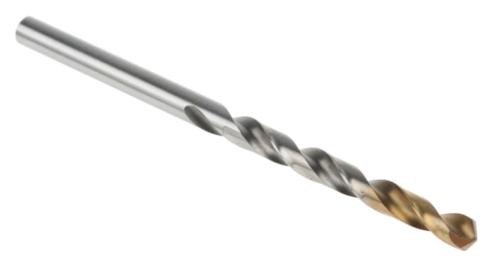 Dormer A002 Series HSS-TiN Twist Drill Bit, 4.5mm Diameter, 80 mm Overall