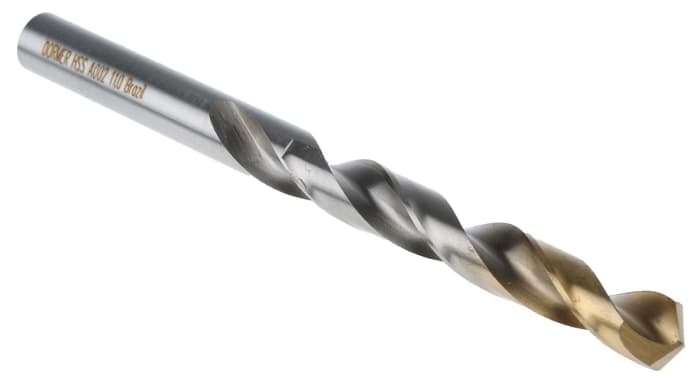 Dormer A002 Series HSS-TiN Twist Drill Bit, 11mm Diameter, 142 mm Overall