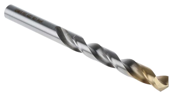Dormer A002 Series HSS-TiN Twist Drill Bit, 10.5mm Diameter, 133 mm Overall