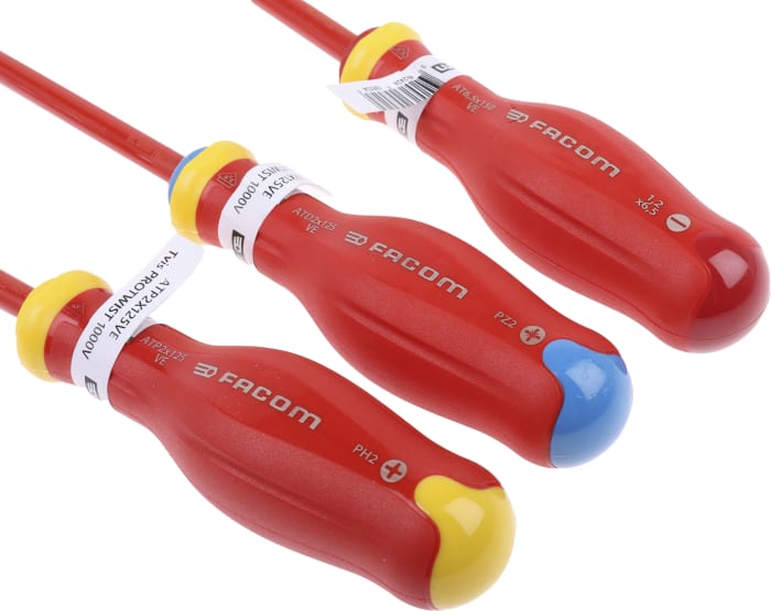 Facom electrical screwdriver set top