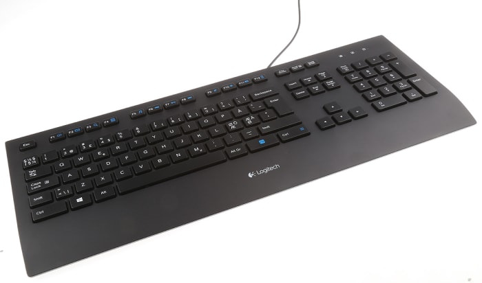 Teclado logitech con cable top