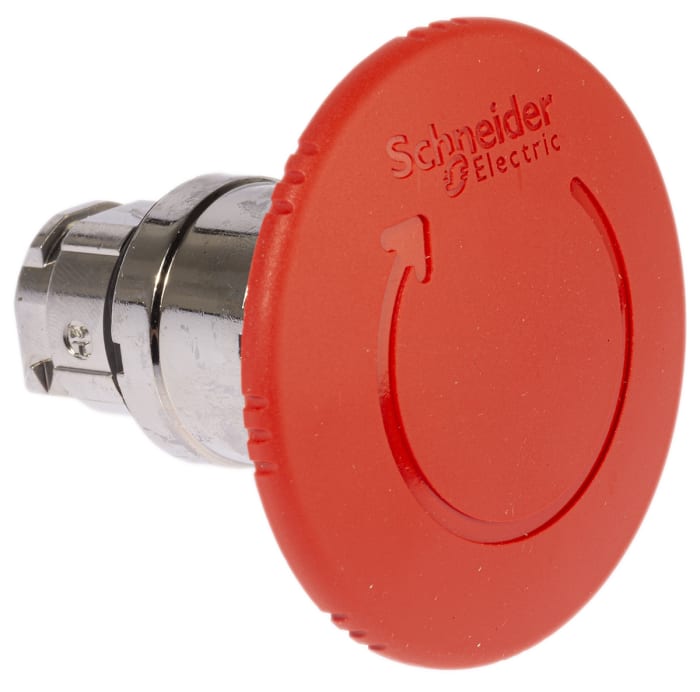 Schneider Electric Harmony XB4 Series, Twist Release, Emergency Stop Push Button Head