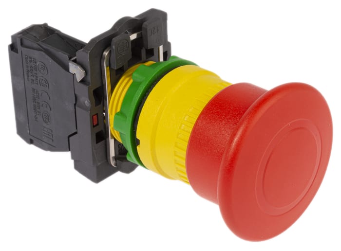 Bouton d'arrêt d'urgence Schneider Electric Harmony XB5, Montage panneau, dia. 22mm