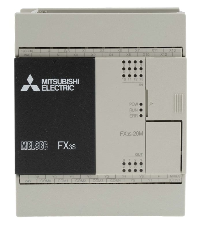FX3S-20MR/ES Mitsubishi | Mitsubishi FX3S Series PLC CPU for Use