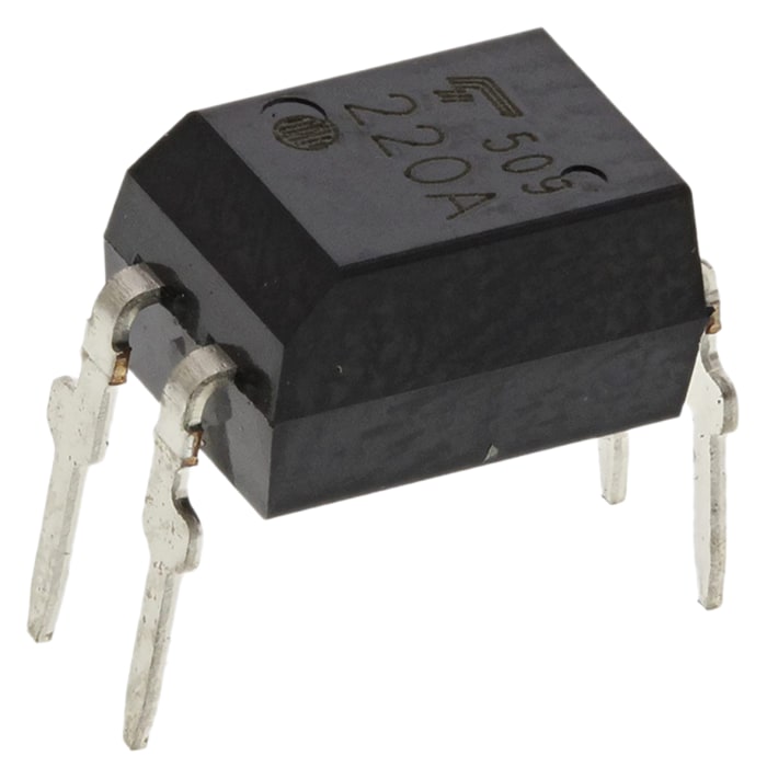 Toshiba, TLP220A AC Input MOSFET Output Optocoupler, Through Hole, 4-Pin DIP