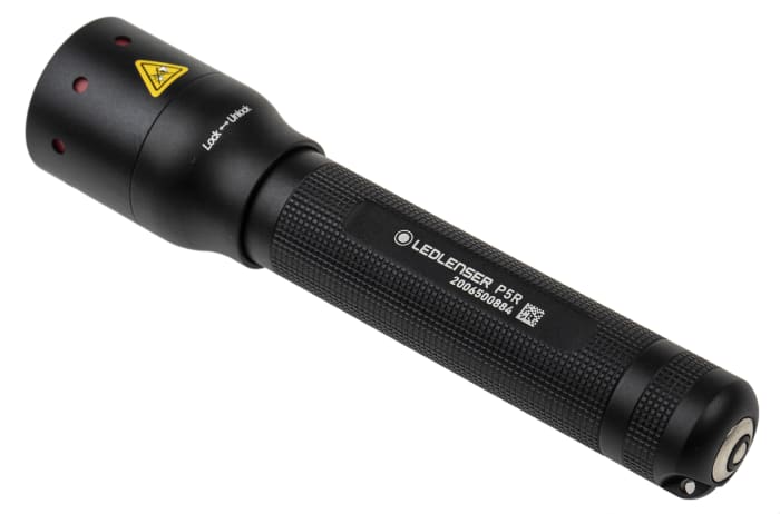 LEDLENSER LED Torch Black - Rechargeable 420 lm, 117 mm