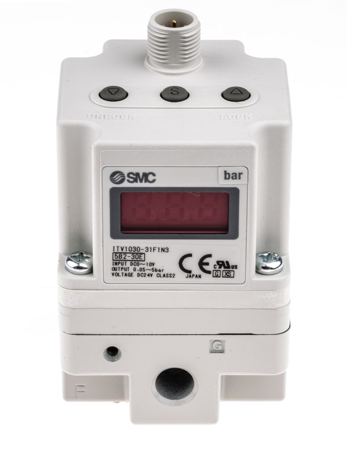 ITV103031F1N3 SMC SMC G 1/8 Pneumatic Regulator 0.005MPa to 0.5MPa