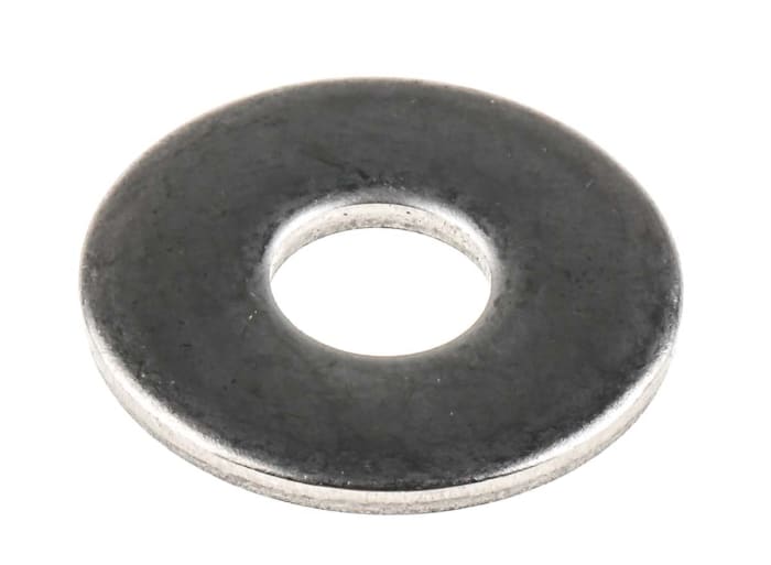 RS PRO A2 304 Stainless Steel Plain Washer Plain Washer, M8, DIN 9021