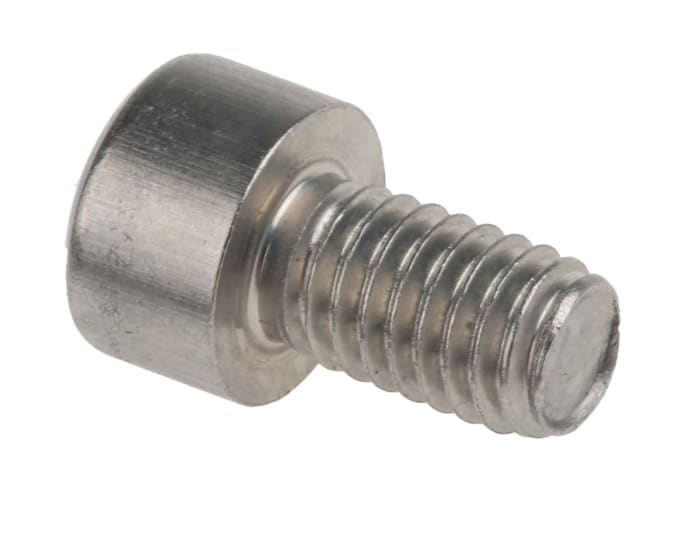 RS PRO Stainless Steel Hex Socket Cap Screw, DIN 912, M6 x 10mm