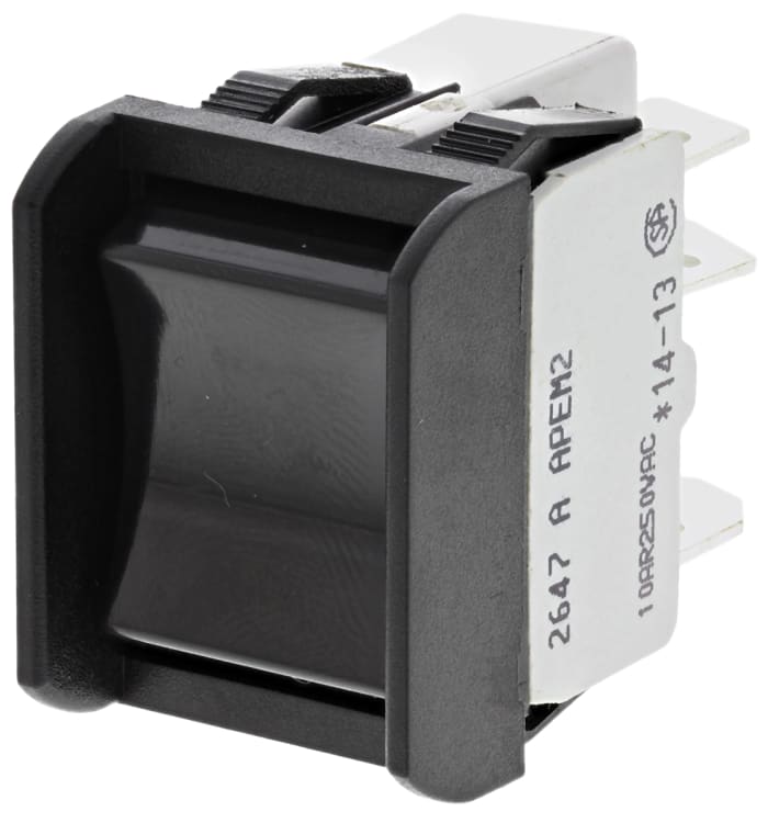 2647LP/2A232000L0 APEM | APEM DPDT, On-Off-On Mom-Off-Mom Rocker Switch ...