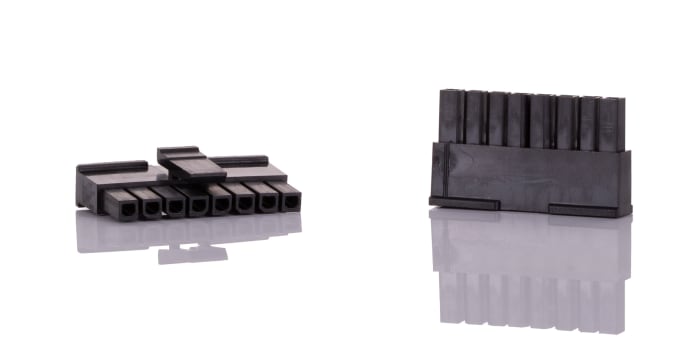 Molex, Micro-Fit 3.0 Female Connector Housing, 3mm Pitch, 8 Way, 1 Row