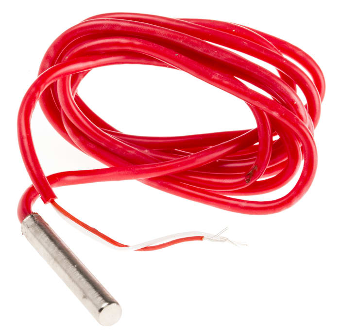 Sonda de temperatura de aire tipo PTC RS PRO, hasta +150 °C ±1%, cable de 1.5m