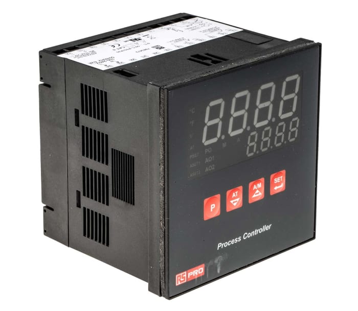RS PRO ESM Panel Mount PID Temperature Controller, 3 Output Relay, SSR 240V ac On-Off