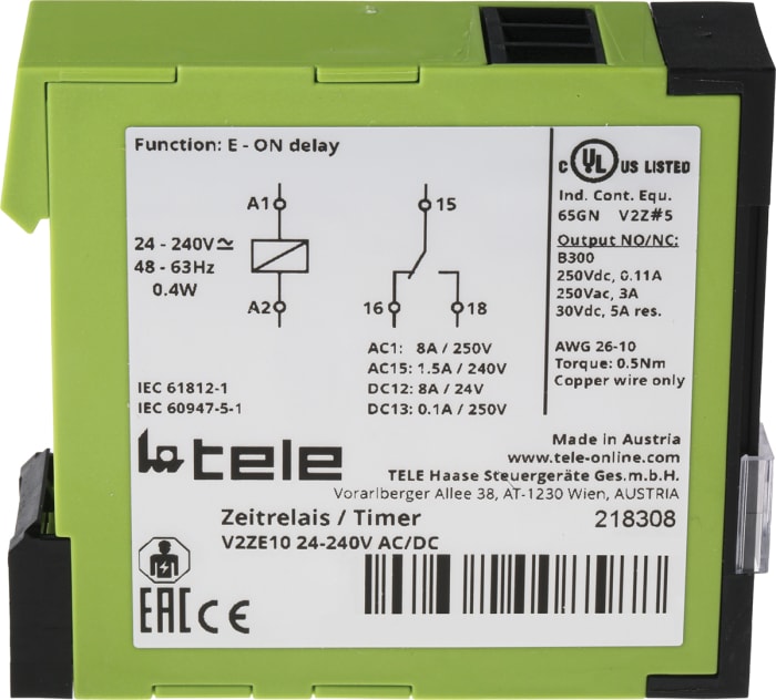 Relé tiempo 1seg-10días 24-240V – CCP