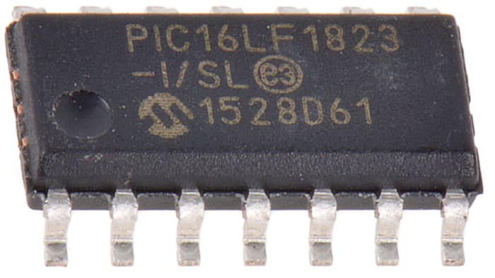 Microchip, 8bit PIC, PIC16F Microcontroller, 32MHz, 2048 words Flash, 14-Pin SOIC
