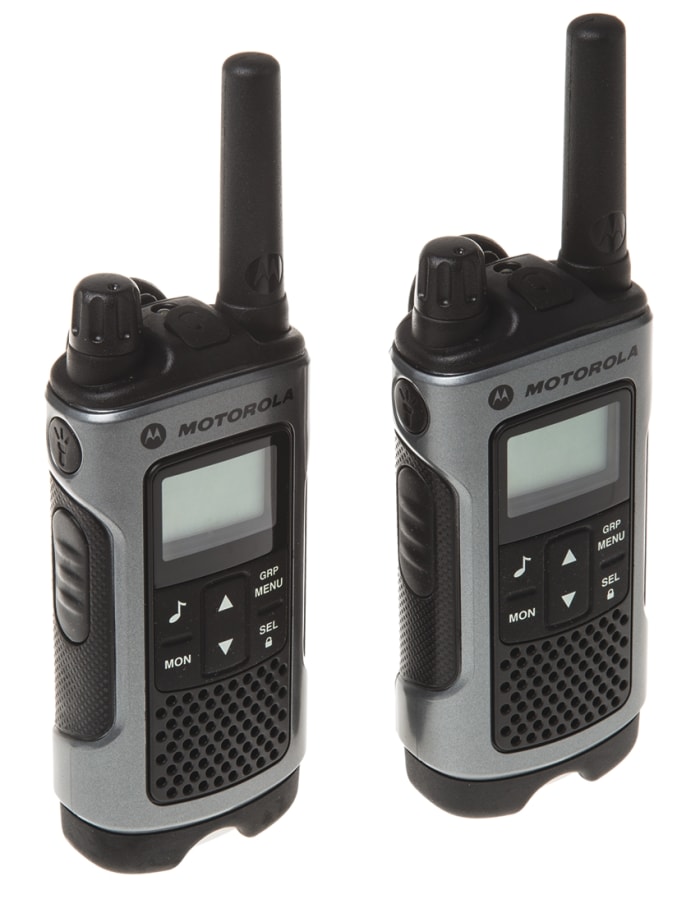 Motorola TLKR T80 Twin (UK) 8 Channel Walkie Talkies & 2 Way Radios