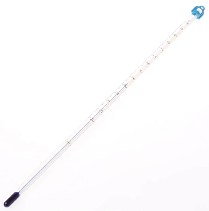 Brannan Duvar Tipi Sıvılı Termometre, Laboratuvar, Batırma / Saplama Tip, -20 → +110 °C