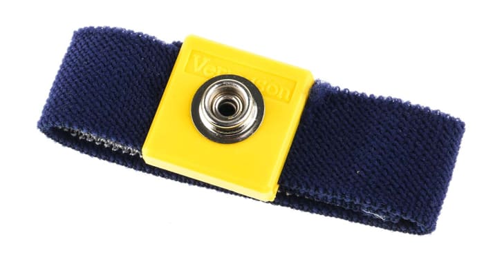 RS PRO ESD Grounding Wrist Strap With 10 mm Stud