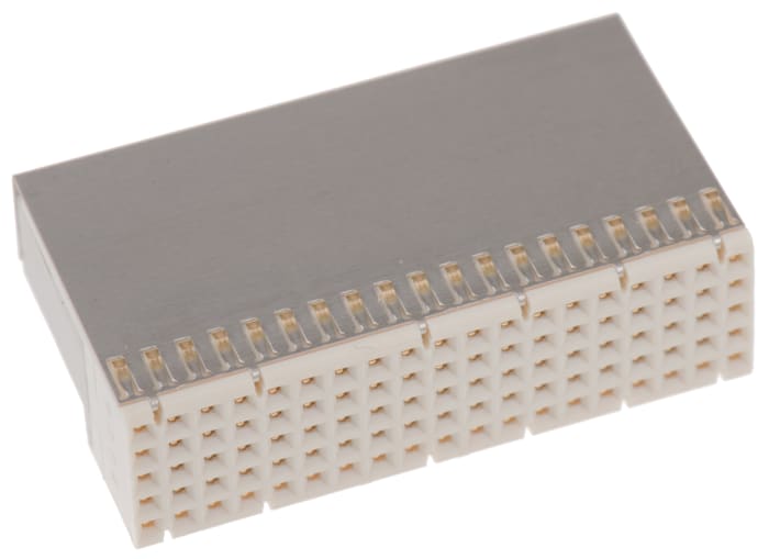 ERNI, ERmet 2mm Pitch Hard Metric Backplane Connector, Female, Right Angle, 5 Row, 95 Way