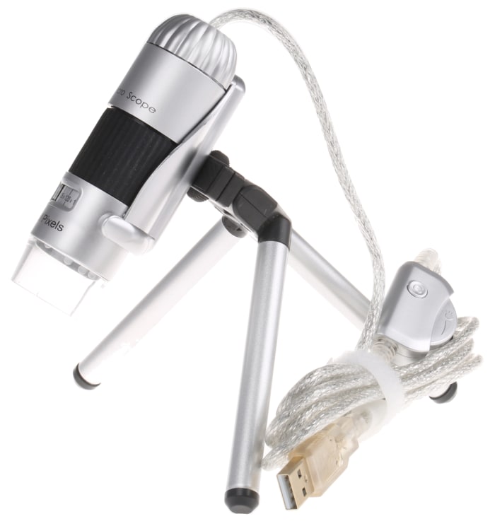 RS PRO USB USB Microscope, 1600 x 1200 pixel, 10 → 230 Magnification