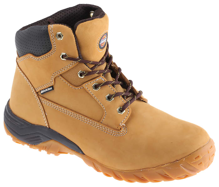 Bottes de sécurité Dickies Graton, Homme, T 43, Miel, SBP, SRA