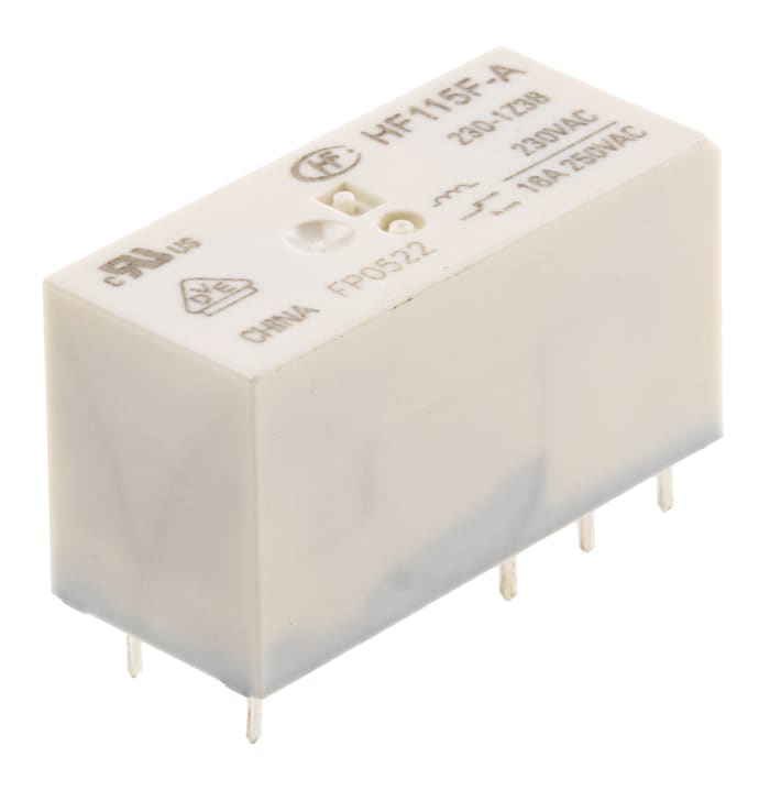 RS PRO PCB Mount Power Relay, 230V ac Coil, 16A Switching Current, SPDT