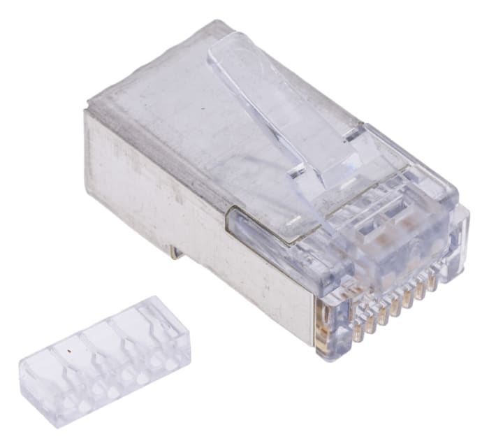 Molex 44915 Series Male RJ45 Connector, Cable Mount, Cat6 1 x 1 Port 8P8C -Way