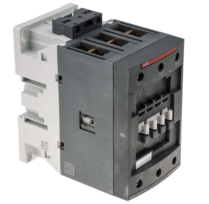 ABB AF80-30-00-13 AF Contactor, 230 V ac Coil, 3-Pole, 125 A, 37 kW, 3NO, 690 V ac