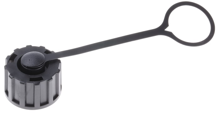 Amphenol Industrial, ALTW Cap Corded Dust Cap for use with ODVA Receptacle