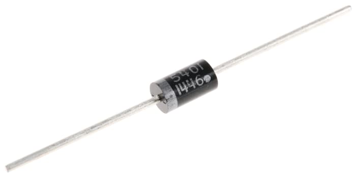 onsemi 100V 3A, Rectifier Diode, 2-Pin DO-41 1N5401RLG