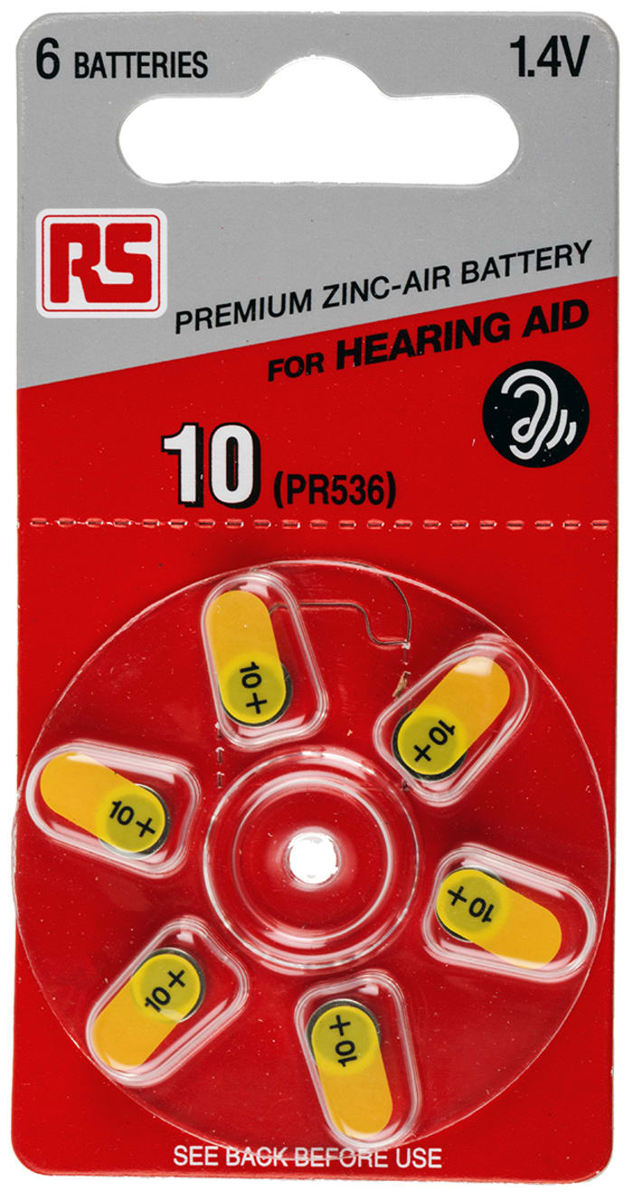 RS PRO PR70 Button Batteries, 1.4V, 5.8mm Diameter