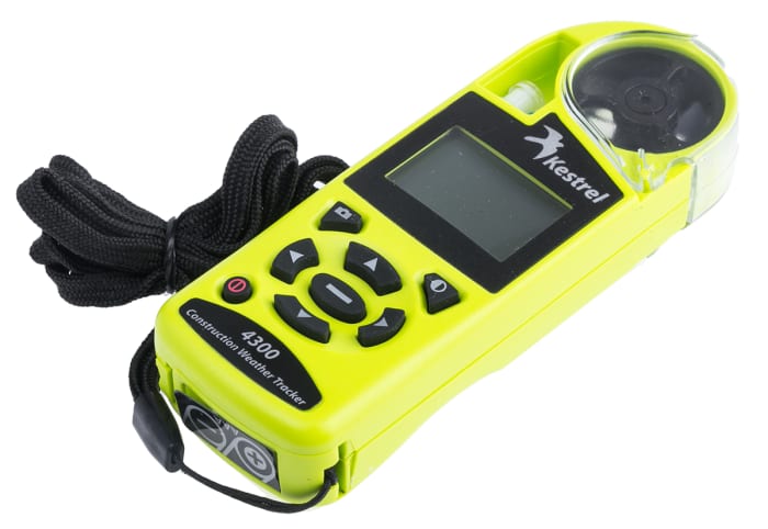 Kestrel 4300 Impeller Anemometer, 40m/s Max, Measures Weather Meter