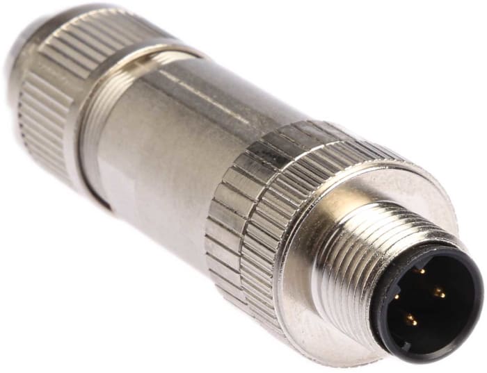Phoenix Contact Circular Connector, 4 Contacts, Cable Mount, M12 Connector, Plug, Male, IP67, SACC Series