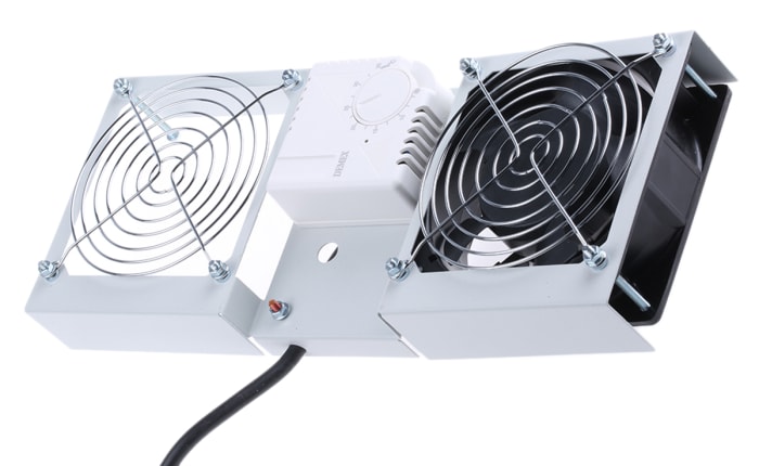 Support de ventilateur RS PRO, 1 ventilateur, 135 x 326 x 39mm
