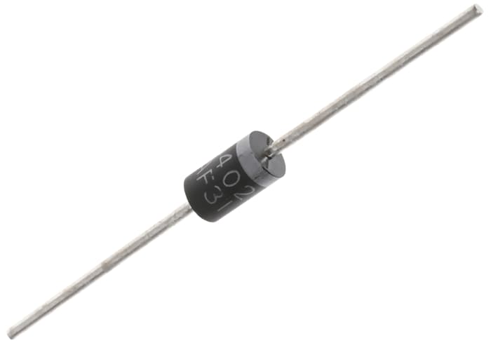Fairchild 200V 3A, Silicon Junction Diode, 2-Pin DO-201AD 1N5402