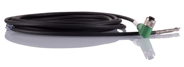 Phoenix Contact Right Angle Female 5 way M12 to Unterminated Sensor Actuator Cable, 5m