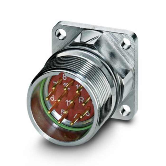 Phoenix Contact Circular Connector, 12 Contacts, Panel Mount, M23 Connector, Plug, Male, IP67, RF Series
