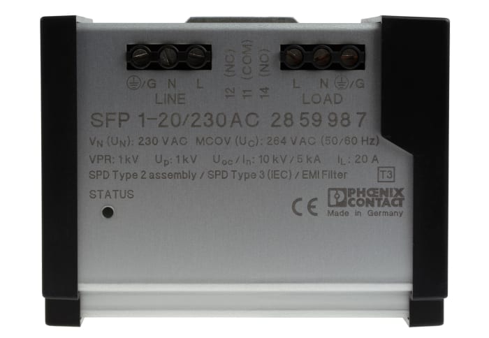 2859987 Phoenix Contact | Protector contra sobretensiones SFP 1-20 ...