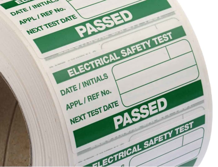 91B038 Seaward | Seaward 91B038 PAT Testing Label, For Use ...