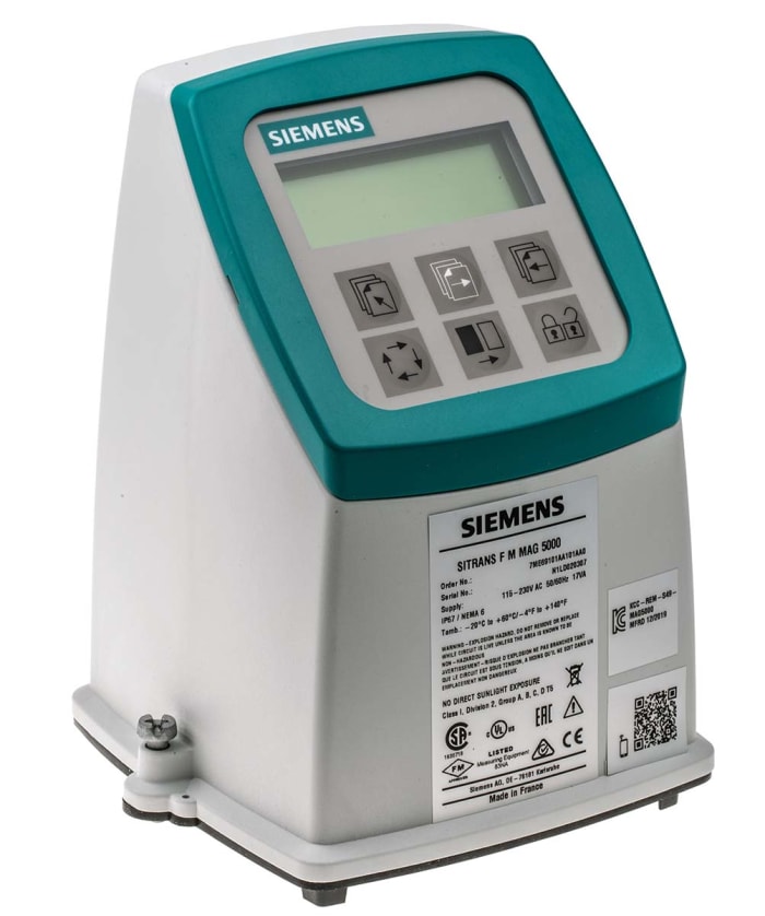 Siemens, SITRANS F M Series Transmitter for Use with MAG 1100, MAG 3100 P, MAG 5100 W
