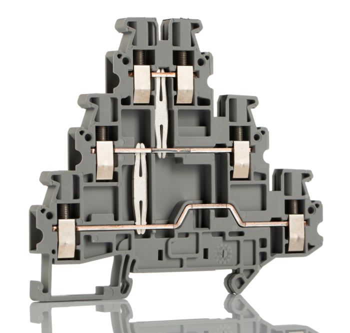 Bloc de jonction rail DIN Phoenix Contact UT 2.5-3PV