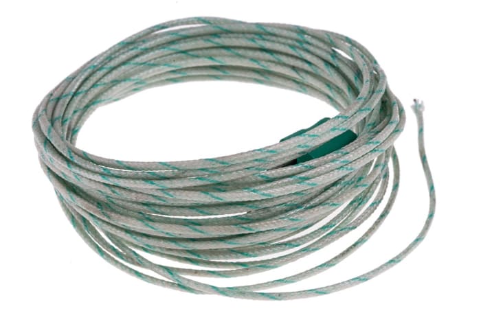 RS PRO Type K Exposed Junction Thermocouple 5 m Length, 1 mm Diameter, 60 °C → 350 °C Max