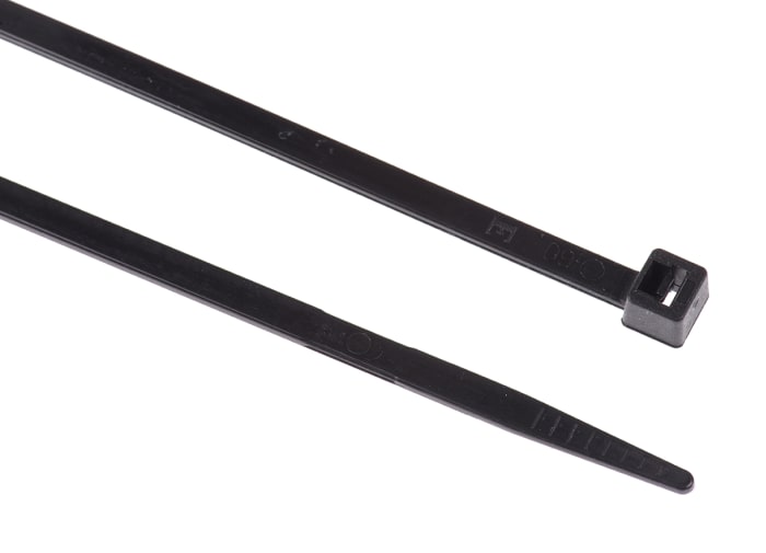 Brida Phoenix Contact de Nylon 66 Negro, 430mm x 4,8 mm, No reutilizable