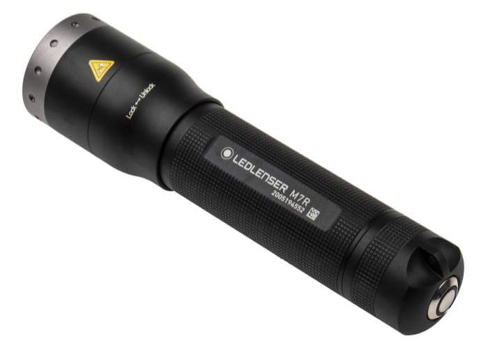 LEDLENSER LED LED Torch Black - Rechargeable 400 lm, 153 mm