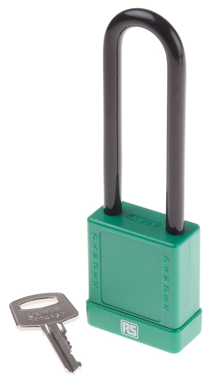 ABUS Key Weatherproof Aluminium, Steel Safety Padlock, 6.5mm Shackle, 38mm Body